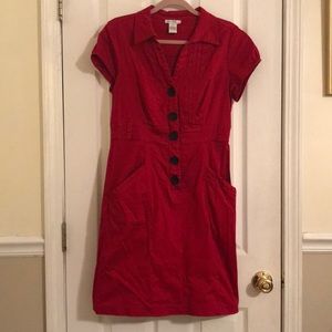 Red dress with pockets!!!